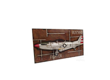 Load image into Gallery viewer, c1943 Mustang P51 Frame - Gray / Silver