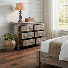 Load image into Gallery viewer, Solid Six Drawer Double Dresser - White