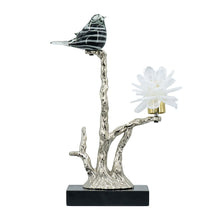 Load image into Gallery viewer, Aluminum Candle Holder With Marble Stand
