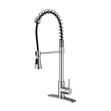 Load image into Gallery viewer, Modern Single Handle Spring High Arc Kitchen Faucet With Water Filter System