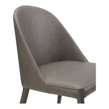 Load image into Gallery viewer, Upholstered In Faux Leather Dining Room Side Chairs (Set of 2) - Gray