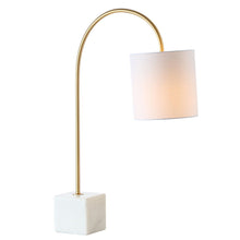 Load image into Gallery viewer, 25" Novelty Table Lamp With Drum Shade - White