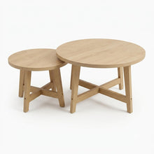 Load image into Gallery viewer, Round Nesting Stackable Tables For Living Room