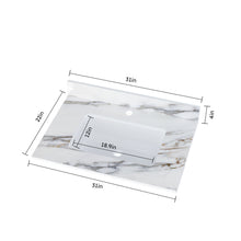 Load image into Gallery viewer, Elegant Vanity Top With Undermount Sink And Backsplash, Sintered Stone