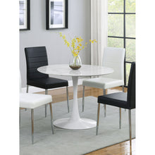 Load image into Gallery viewer, Round Dining Table With Pedestal Base - White