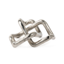 Load image into Gallery viewer, Geometric Knot Tabletop Sculpture - Silver