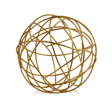 Load image into Gallery viewer, Decorative Orb Tabletop Sculpture (568885) - Gold