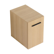 Load image into Gallery viewer, Floating Bathroom Vanity Single Door Base Cabinet, Wall Mounted Storage - Light Oak