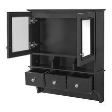 Load image into Gallery viewer, Modern Bathroom Mirror Cabinet With Drawers, Organizer Hooks, And High-Definition Mirrors