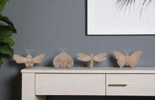 Load image into Gallery viewer, Poly Butterfly Figurine (Set of 4) - Brown