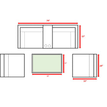 Load image into Gallery viewer, Comfortable Modern Patio Rattan Sectional Set With Cushions