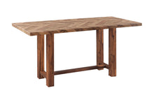 Load image into Gallery viewer, Wood Trestle Base Dining Table - Brown