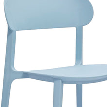 Load image into Gallery viewer, Heavy Duty Plastic Dining Side Chair (Set of 4) - Blue