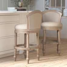 Load image into Gallery viewer, Barrel Back Stool With Swivel