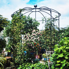 Load image into Gallery viewer, Metal Garden Arch Iron Garden Arbors Gazebo Dia High Birdcage Shape Pergola Pavilion For Wedding Ceremony