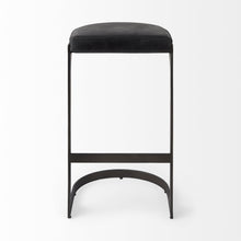 Load image into Gallery viewer, Iron Backless Bar Chair - Black