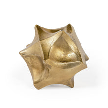Load image into Gallery viewer, Faceted Orb Tabletop Sculpture (574086) - Gold