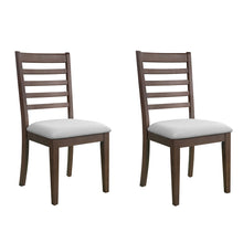 Load image into Gallery viewer, Upholstered Armless Chairs With High Ladder Back