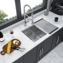 Load image into Gallery viewer, Modern Undermount Stainless Steel Kitchen Sink 16 Gauge, Deep Single Bowl