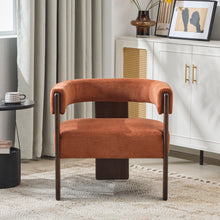 Load image into Gallery viewer, Modern Upholstered Accent Arm Chair With Barrel Back Design