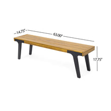 Load image into Gallery viewer, Dining Bench (Set of 2) - Teak