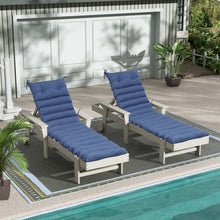 Load image into Gallery viewer, 2 Piece Outdoor Chaise Lounge Chair Cushion Set