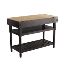 Load image into Gallery viewer, 48" Kitchen Island With Storage - Natural / Brown