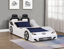 Load image into Gallery viewer, Colen - Twin Car Bed With LED