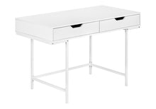 Load image into Gallery viewer, Computer Desk For Home Office, Storage Drawers, Marble Look Contemporary & Modern