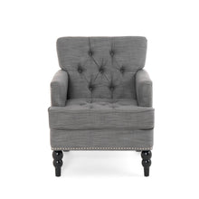 Load image into Gallery viewer, Harrison - Tufted Club Chair With Button Tufted Back And Birch Wood Legs