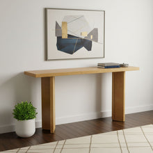 Load image into Gallery viewer, 63" Wood Coffee Table - Natural