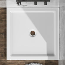 Load image into Gallery viewer, Anti Slip Double Threshold Shower Base - White