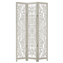 Load image into Gallery viewer, Three Panel Screen Room Divider (720238) - White