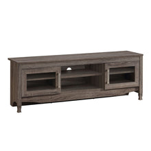Load image into Gallery viewer, Wood Enclosed Open Storage TV Stand (724158) - Gray