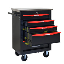 Load image into Gallery viewer, Drawer Multifunctional Tool Cart With Wheels For Garage