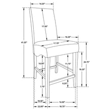 Load image into Gallery viewer, Upholstered Counter Stools (Set of 2) - Gray