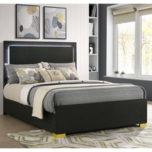 Load image into Gallery viewer, Jeremiah - LED Panel Bed With Touch Controlled Lighting