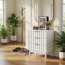 Load image into Gallery viewer, Fluted 3 Drawer Dresser