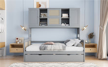 Load image into Gallery viewer, Daybed And All In One Cabinet And Shelf