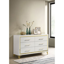 Load image into Gallery viewer, Chesney - 6 Drawer Bedroom Dresser - White