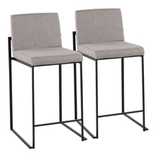 Load image into Gallery viewer, Fuji - Contemporary Modern Elegance, High Back Counter Stool
