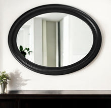 Load image into Gallery viewer, 33" Oval Framed Accent Mirror - Black