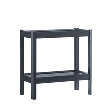 Load image into Gallery viewer, Yonda - Nightstand With 2 Shelves, Poplar And Construction, Design For Bedroom Storage - Black