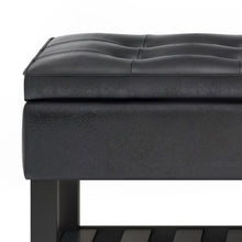 Load image into Gallery viewer, Cosmopolitan - Storage Ottoman Bench With Open Bottom