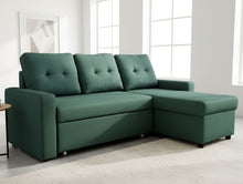 Load image into Gallery viewer, Convertible L Shaped Sectional Sleeper Sofa Bed, Saving Pull Out Couch