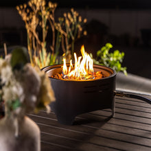 Load image into Gallery viewer, Propane Tabletop Gas Fire Pit, 40000 Btu Round For Outdoor - Black