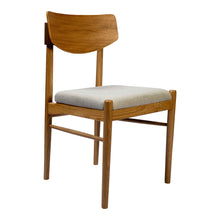 Load image into Gallery viewer, Upholstered Fabric Open Back Dining Side Chair - Natural / Off White