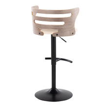 Load image into Gallery viewer, Cosi - Mid Century Modern Adjustable Barstool, Swivel With Rounded T Footrest (Set of 2)