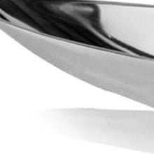Load image into Gallery viewer, 20" Contempo Shiny Short Boat Tray - Silver