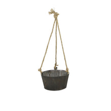 Load image into Gallery viewer, Round Hanging Planter - Brown